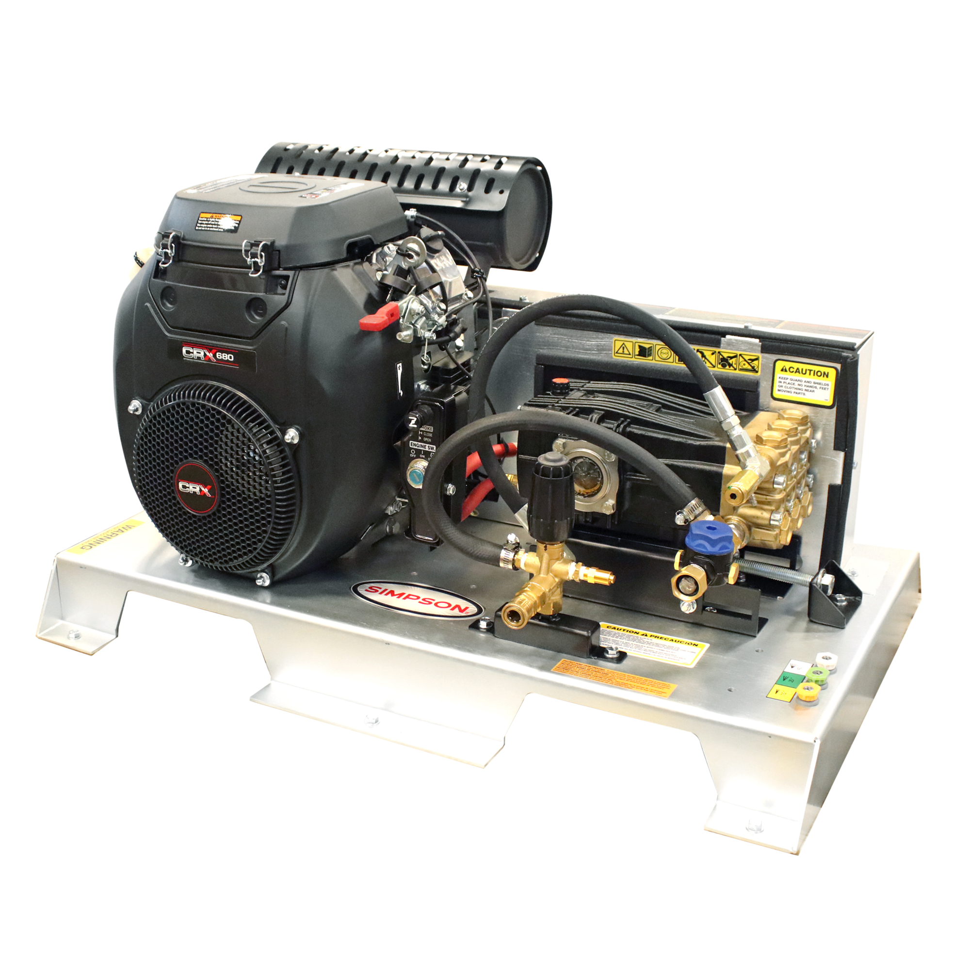 Simpson Gas Truck Mount Pressure Washer System — 3000 PSI, 8.0 GPM, 679cc CRX Engine, Model# TM3080141E